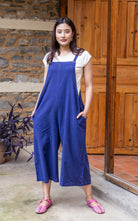 Surya Australia Cotton 'Juanita' Overalls made in Nepal - Dark Blue