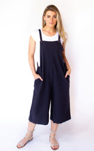 Surya Australia Cotton 'Juanita' Overalls made in Nepal - Dark Blue