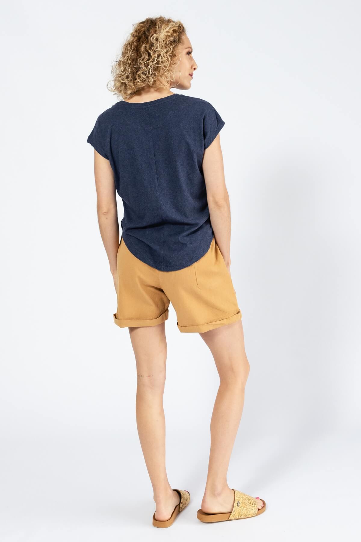 Surya Cotton Sierra Shorts made in Nepal - Clay