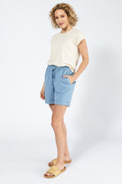 Surya Cotton Sierra Shorts made in Nepal - Sky Blue