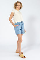 Surya Cotton Sierra Shorts made in Nepal - Sky Blue