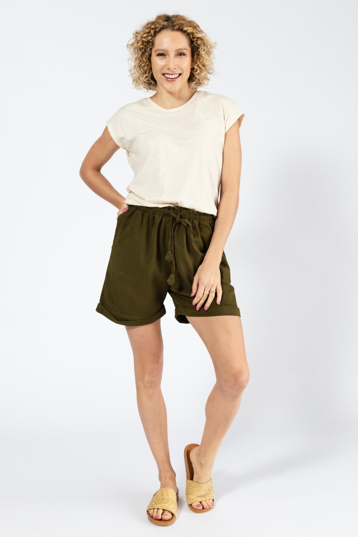 Surya Cotton Sierra Shorts made in Nepal - Green