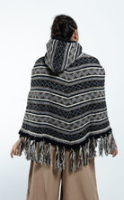 Surya Australia Ethical Wool Poncho made in Nepal - Grey