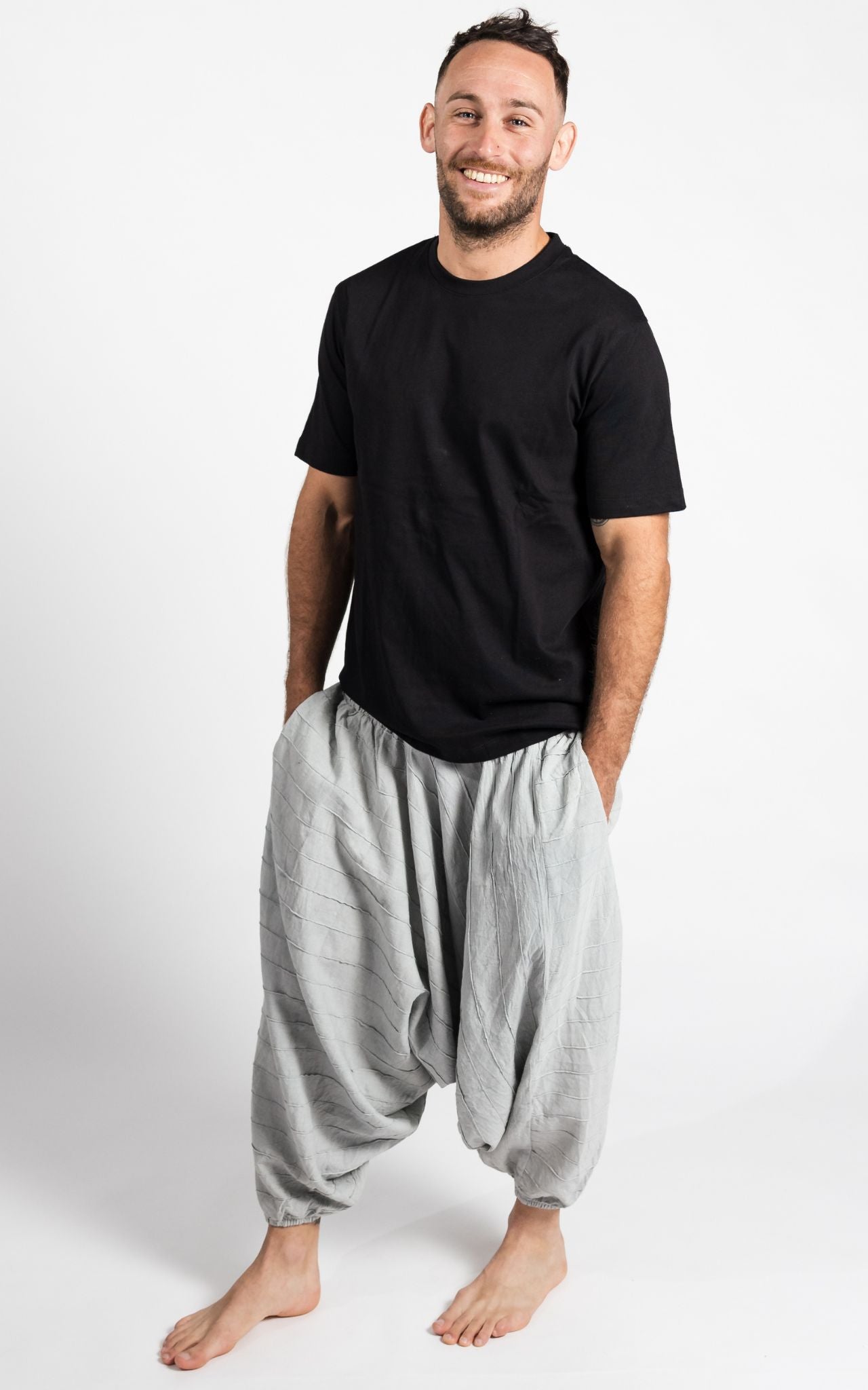 Men Harem trousers Casual Sport Long Pant Jogger Cotton Sport Hip Hop Pants  | eBay