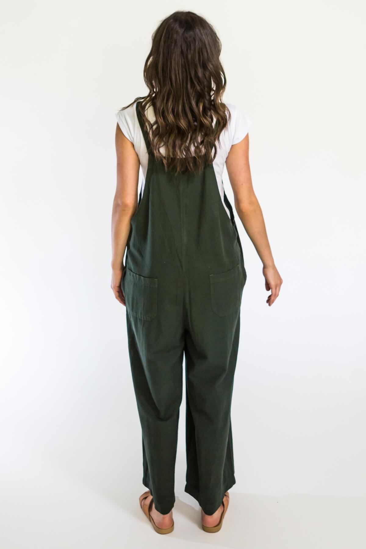 Surya Cotton 'Juanita' Overalls made in Nepal - Green