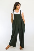 Surya Cotton 'Juanita' Overalls made in Nepal - Green