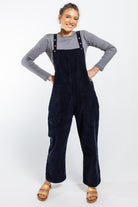 Surya Australia Corduroy Overalls Dungarees made in Nepal - Midnight Blue