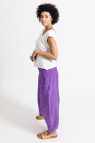 Surya Australia Ethical Cotton Low Crotch Pants made in Nepal - Purple