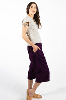 Surya Australia Cotton Low Rise Shorts made in Nepal - Wine