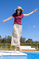 Surya Australia Cotton Lounge Pants made in Nepal - Oatmeal