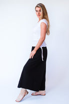 Surya Australia Ethical Cotton Palazzo Pants made in Nepal - Black