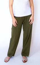 Surya Australia Ethical Cotton Loose Pants from Nepal - Green