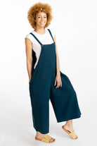 Surya Australia Baggy Cotton 'Juanita' Overalls made in Nepal - Turquoise