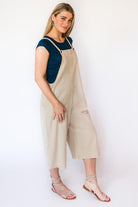 Surya Australia Baggy Cotton 'Juanita' Overalls made in Nepal - Oatmeal