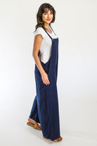 Surya Cotton Baggy Juanita Overalls made in Nepal - Dark Blue