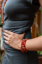 Surya Australia Ethical Mala Bracelets made in Nepal - Red Jasper