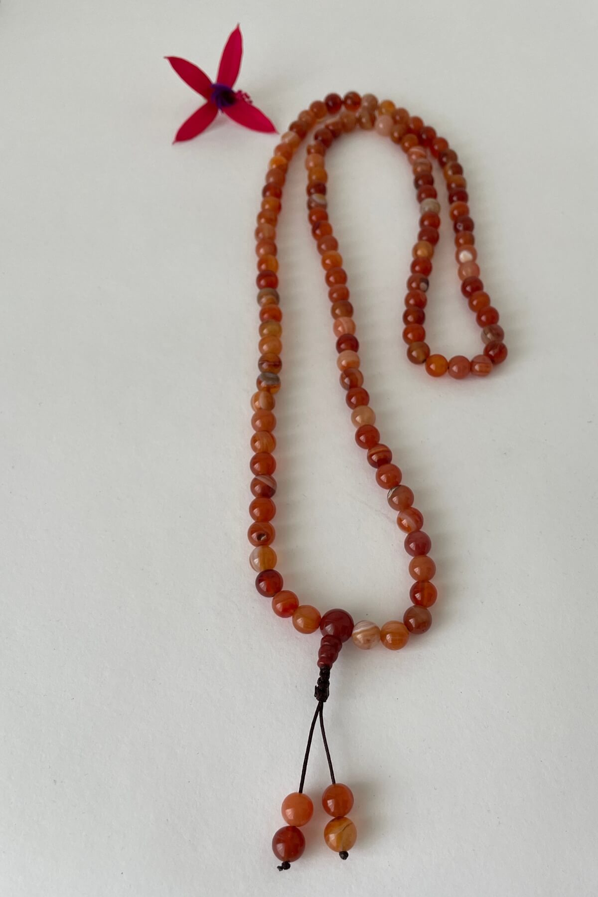 Surya Australia Mixed Carnelian Mala Necklace made in Nepal