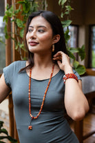 Surya Australia Mixed Carnelian Mala Necklace made in Nepal