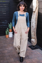 Surya Australia Ethical Classic Cotton Overalls from Nepal - Oatmeal