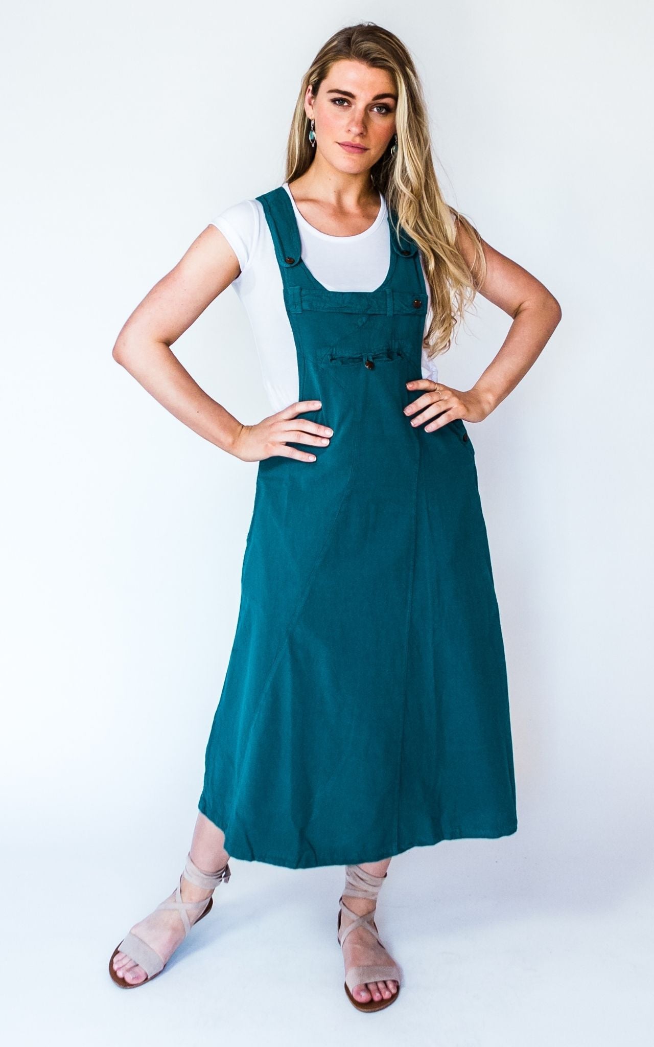 Dungaree hot sale dress frock