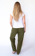 Surya Australia Ethical Cotton Loose Pants from Nepal - Green