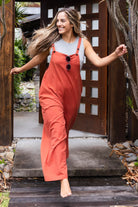 Surya Cotton baggy Juanita Overalls made in Nepal - Rust