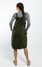 Surya Australia Cotton Corduroy Pinafore made in Nepal - Khaki