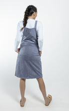 Surya Australia Cotton Corduroy Pinafore made in Nepal - Sky Blue