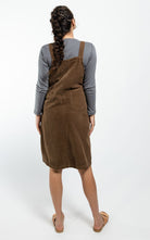 Surya Australia Cotton Corduroy Pinafore made in Nepal - Peanut