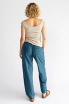 Surya Australia Ethical Cotton Everyday Pants made in Nepal - Turquoise