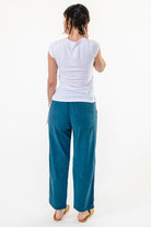 Surya Australia Ethical Cotton Everyday Pants made in Nepal - Turquoise