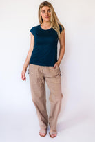 Surya Australia Ethical Cotton Everyday Pants from Nepal - Sand