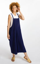 Surya Australia Cotton 'Juanita' Overalls made in Nepal - Dark Blue