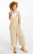 Surya Australia Baggy Cotton 'Juanita' Overalls made in Nepal - Oatmeal