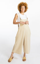 Surya Australia Baggy Cotton 'Juanita' Overalls made in Nepal - Oatmeal