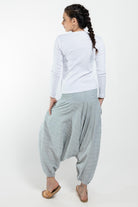 Surya Australia Ethical Cotton Low Crotch Pants made in Nepal - Grey