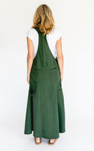 Surya Australia Ethical Cotton Overall Maxi Dress from Nepal - Green