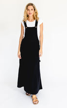 Surya Australia Ethical Cotton Overall Maxi Dress from Nepal - Black