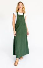 Surya Australia Ethical Cotton Overall Maxi Dress from Nepal - Green