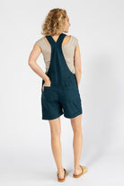 Surya Cotton Short Overalls (Dungarees) made in Nepal - Turquoise