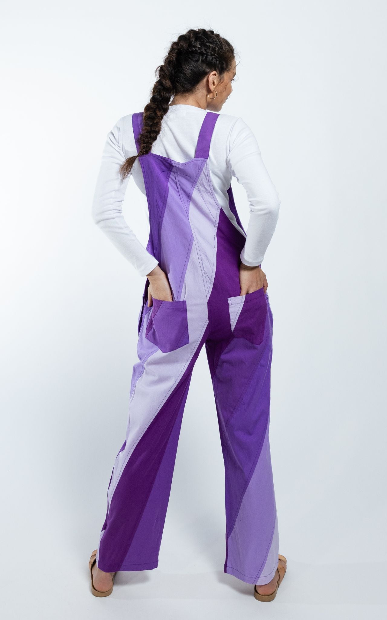 Surya Australia Ethical Cotton Freya Overalls made in Nepal - Purple