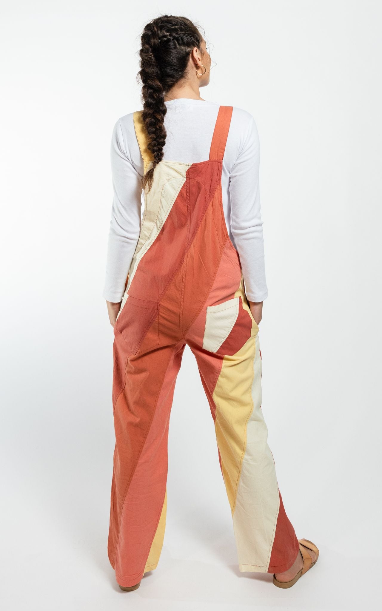 Surya Australia Ethical Cotton Freya Overalls made in Nepal - Orange