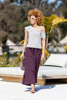 Surya Australia Cotton Lounge Pants made in Nepal - Wine