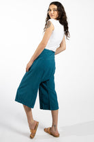 Surya Australia Short Fisherman Pants made in Nepal - Turquoise