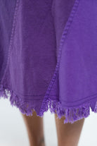 Surya Australia Cotton 'Freya' Skirt made in Nepal - Lilac