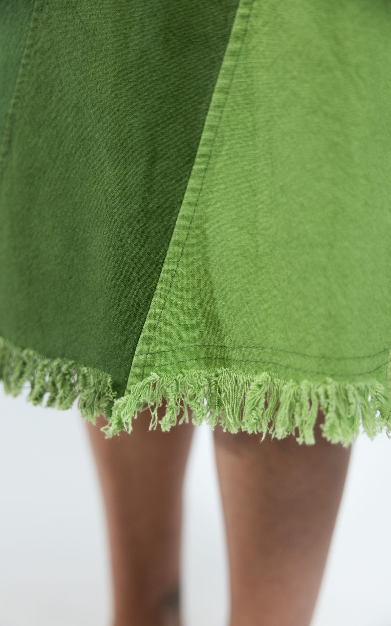 Surya Australia Cotton 'Freya' Skirt made in Nepal - Green