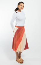 Surya Australia Cotton 'Freya' Skirt made in Nepal - Burnt Orange