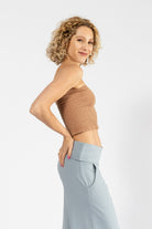 Surya Strapless Tube Top made in Nepal - Sand