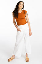 Surya Australia Cotton Thai Fisherman Pants made in Nepal - White