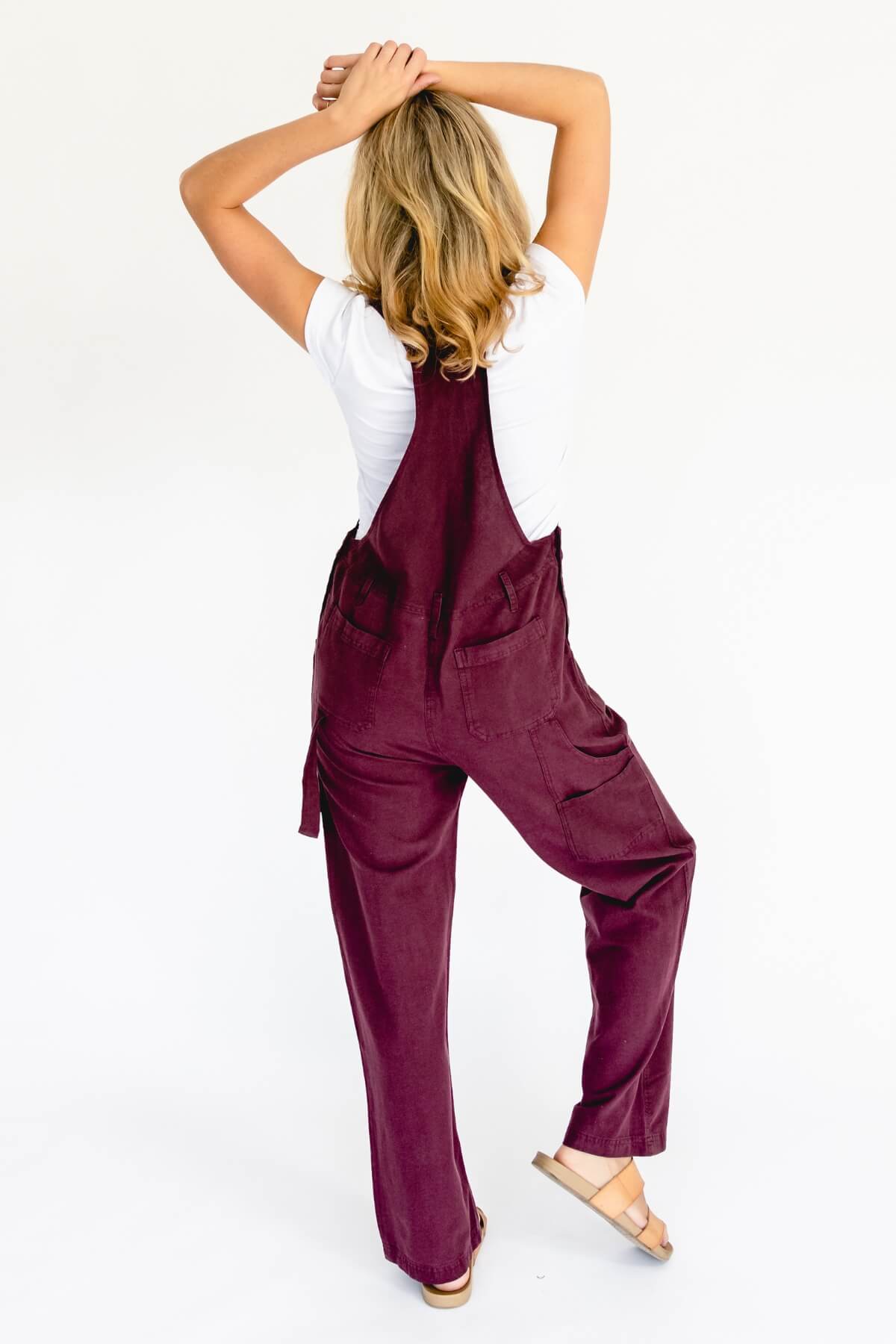 Surya Australia Ethical Classic Cotton Overalls from Nepal - Berry